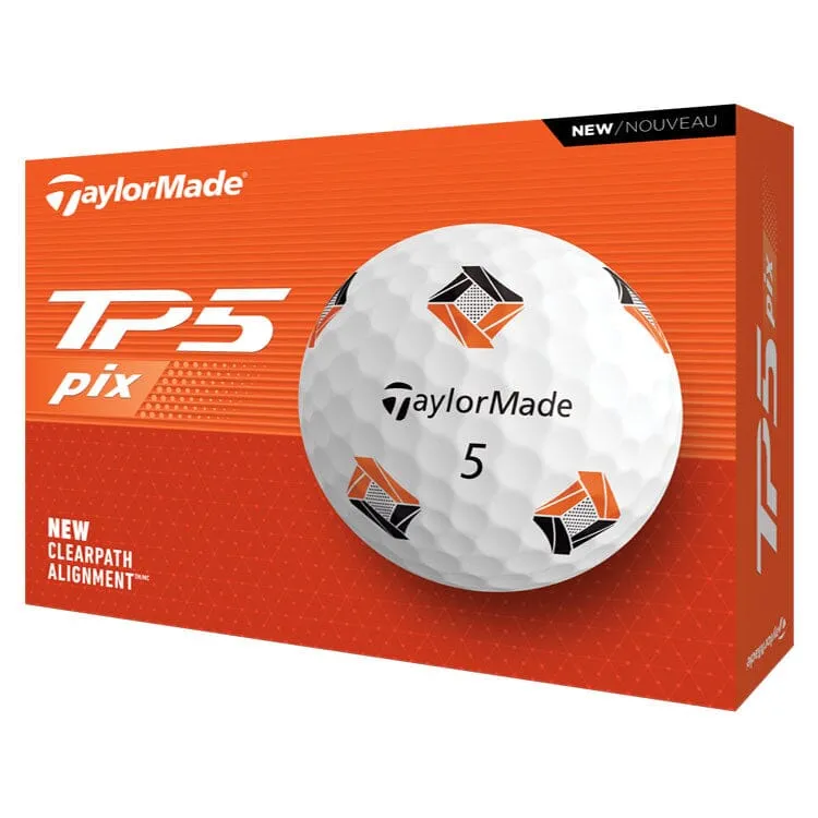 TaylorMade TP5 Pix Golf Balls 12Pk