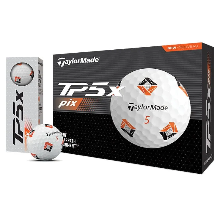 TaylorMade TP5x Pix Golf Balls 12Pk