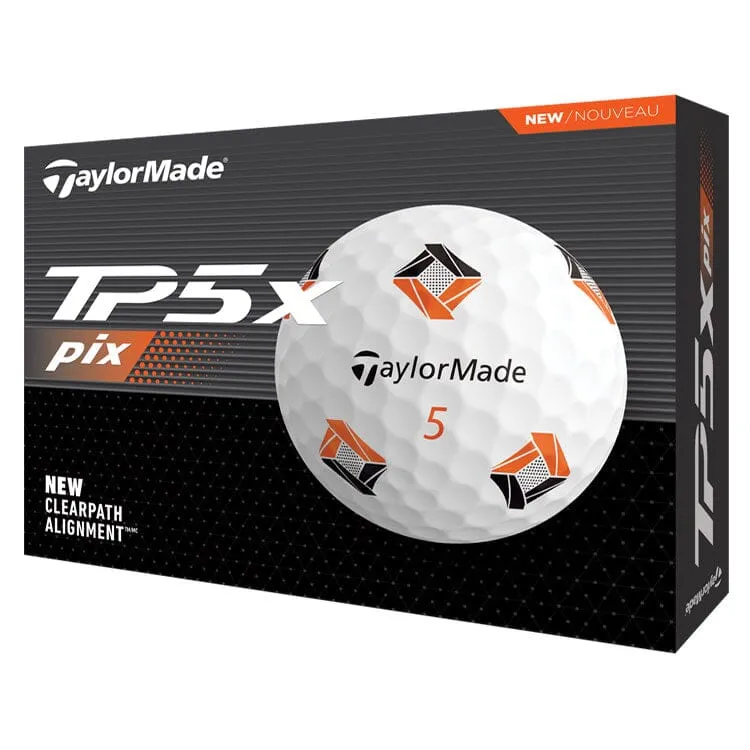 TaylorMade TP5x Pix Golf Balls 12Pk