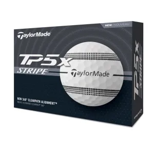 TaylorMade TP5x Stripe Golf Balls 12Pk