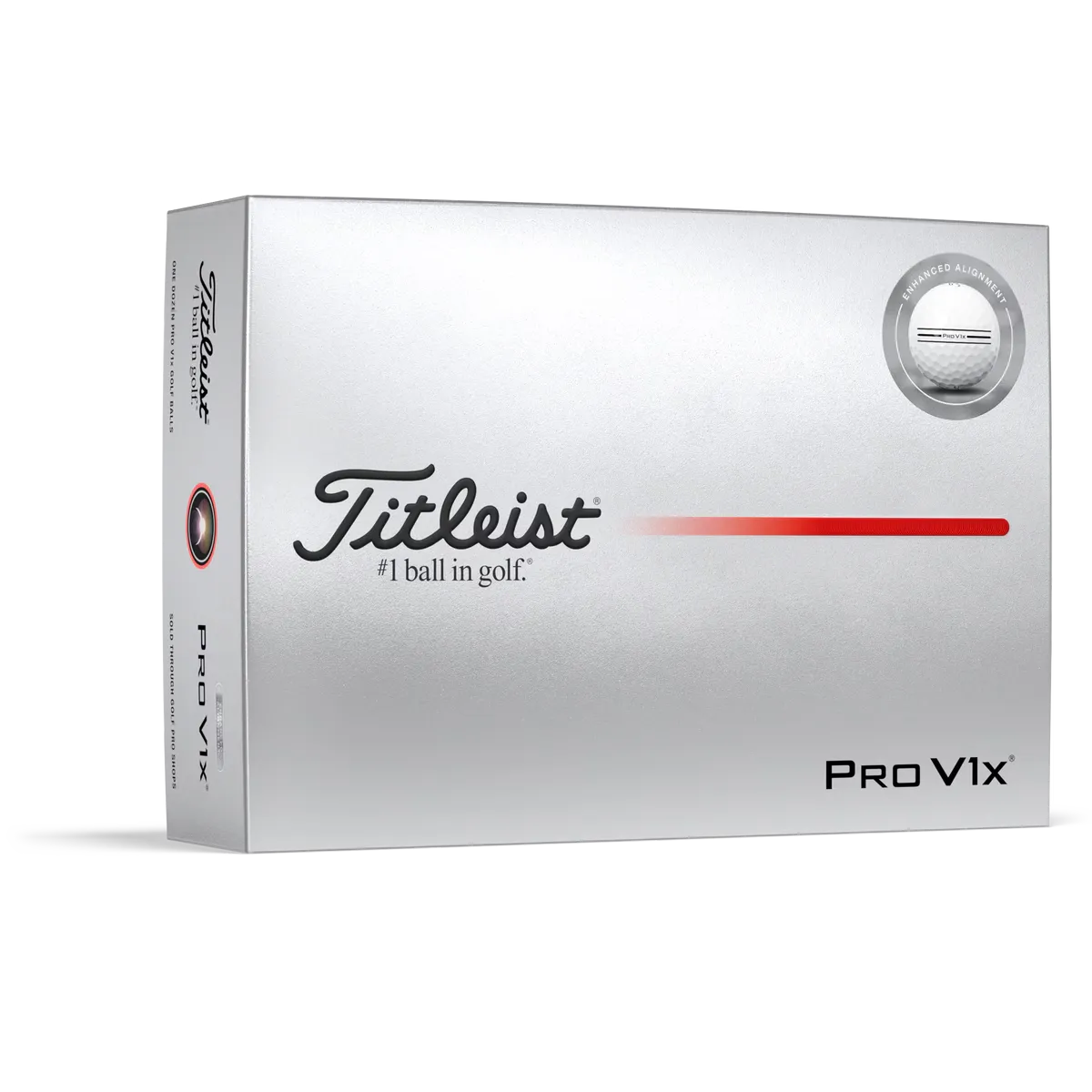 Titleist Pro V1x '25 Enhanced Alignment Dozen