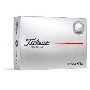 Titleist Pro V1x '25 Enhanced Alignment Dozen