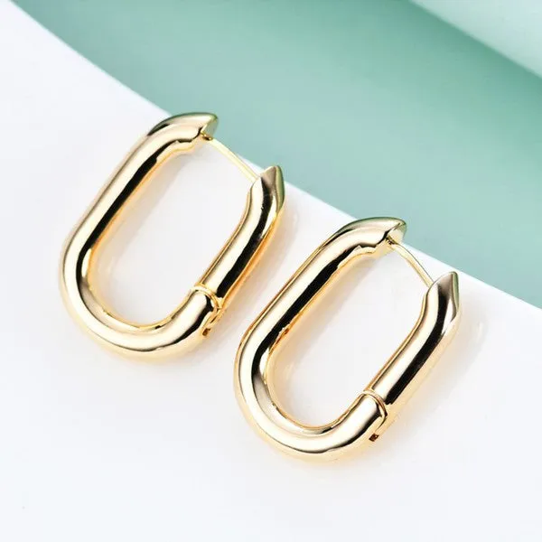 Too Cute- Gold Fashion Earrings