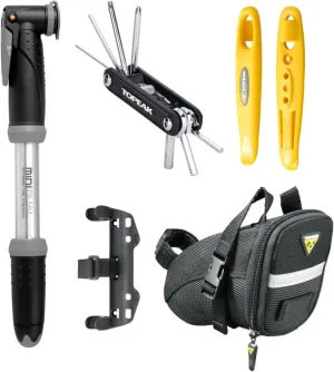 Topeak Deluxe Kit II Inc Pump, Seat Bag, Tool and Tyre Levers