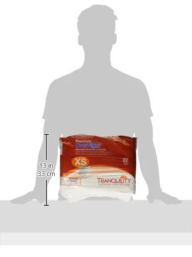 Tranquility 2113 Premium OverNight Pull-On Diapers Size Extra-Small Pk/22