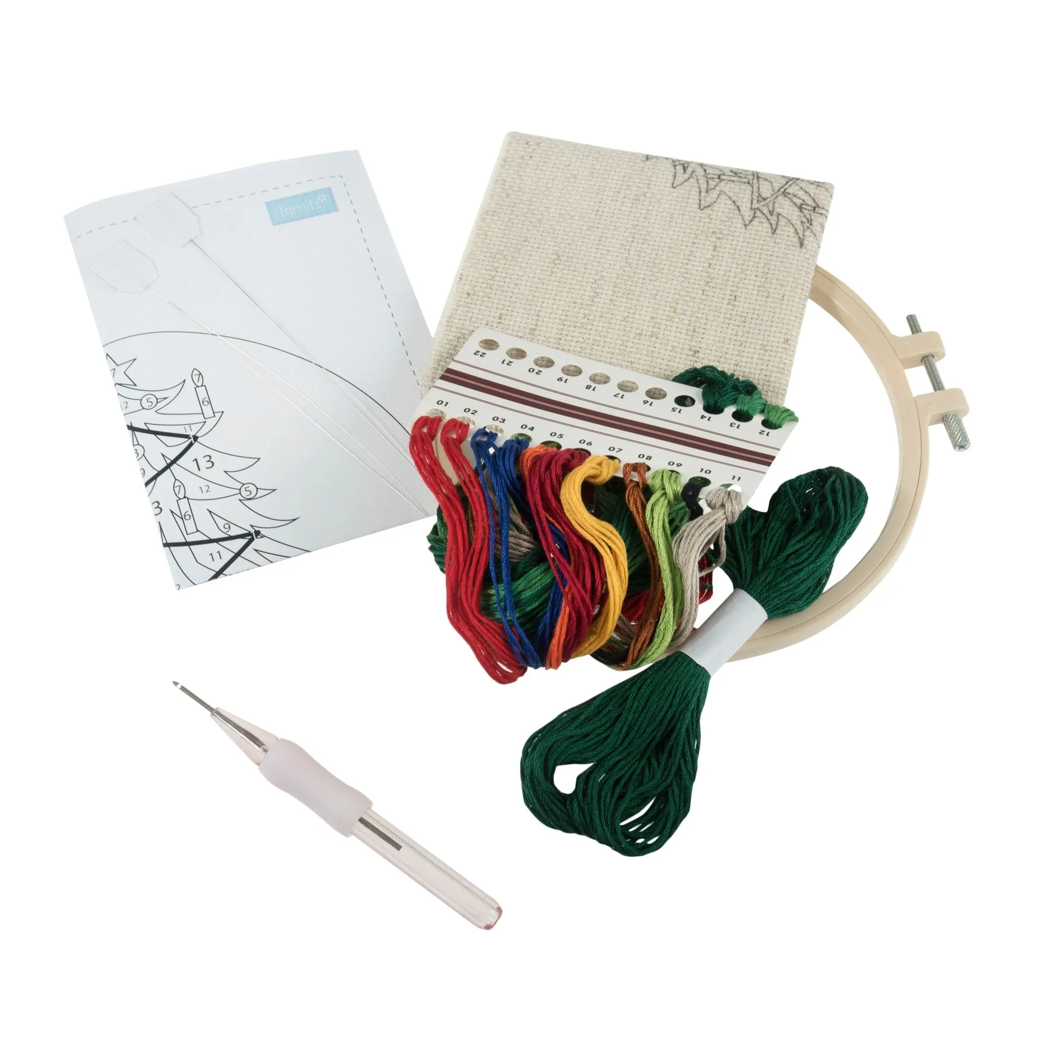 Trimits | Punch Needle  Kit | Christmas Tree