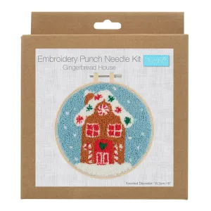 Trimits | Punch Needle  Kit | Gingerbread House