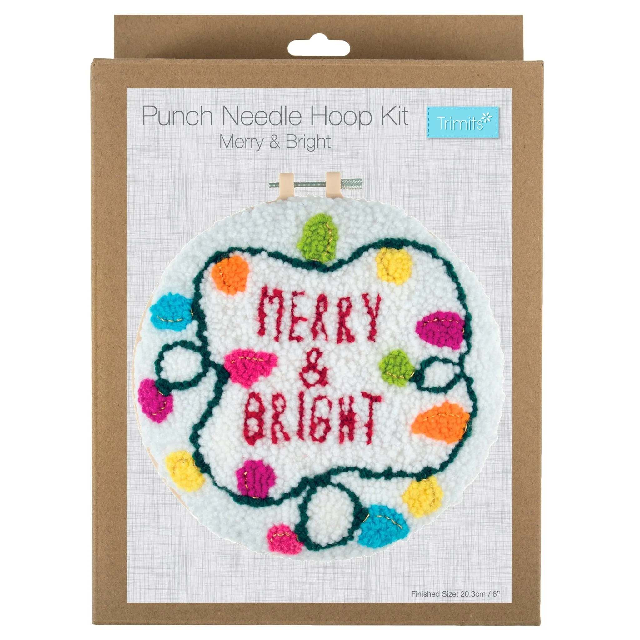 Trimits | Punch Needle Kit | Merry & Bright