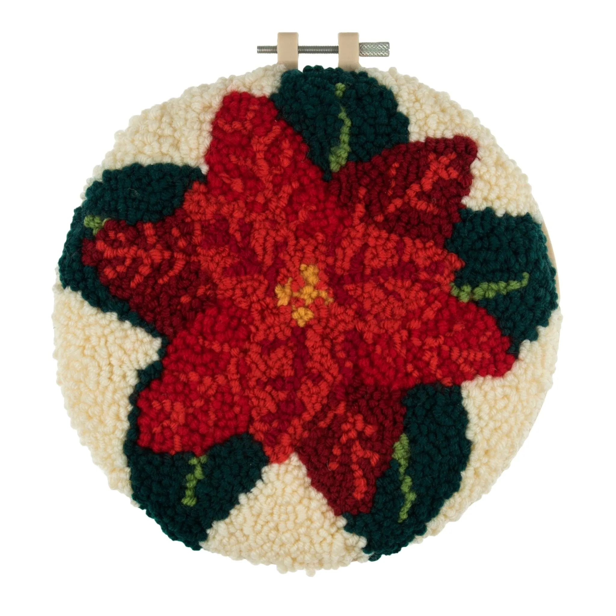 Trimits | Punch Needle Kit | Poinsettia