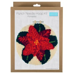 Trimits | Punch Needle Kit | Poinsettia
