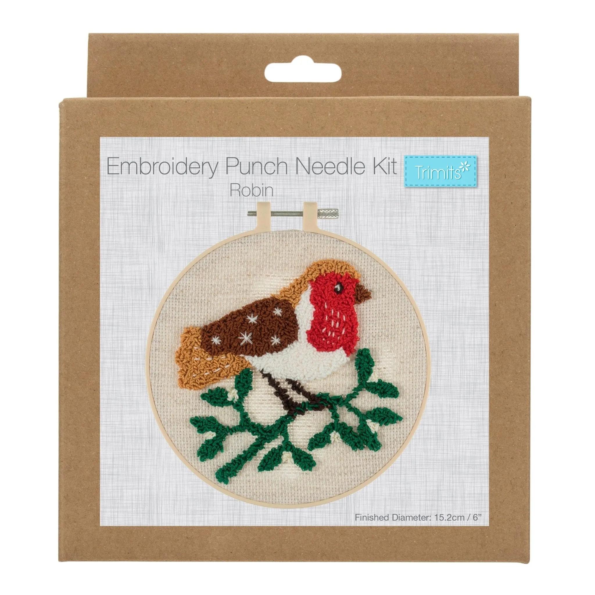 Trimits | Punch Needle  Kit | Robin