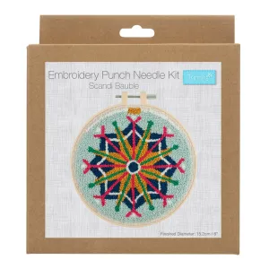 Trimits | Punch Needle  Kit | Scandi Bauble