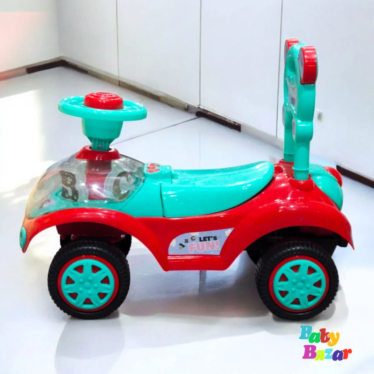 Twilight Ride On Car for Toddlers Light Up Steering & Musical Features 22x16 Inches