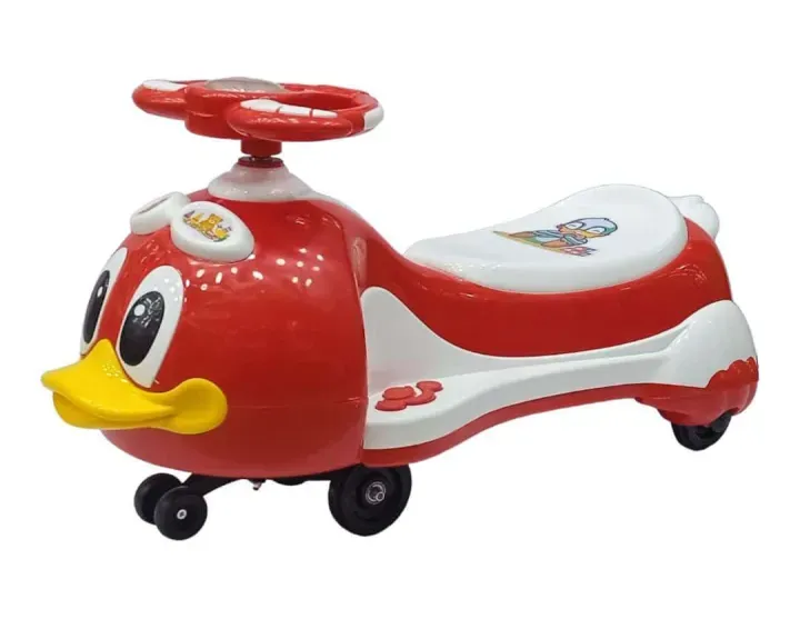 Twister Duck Face Swing Car For Kids Red Color