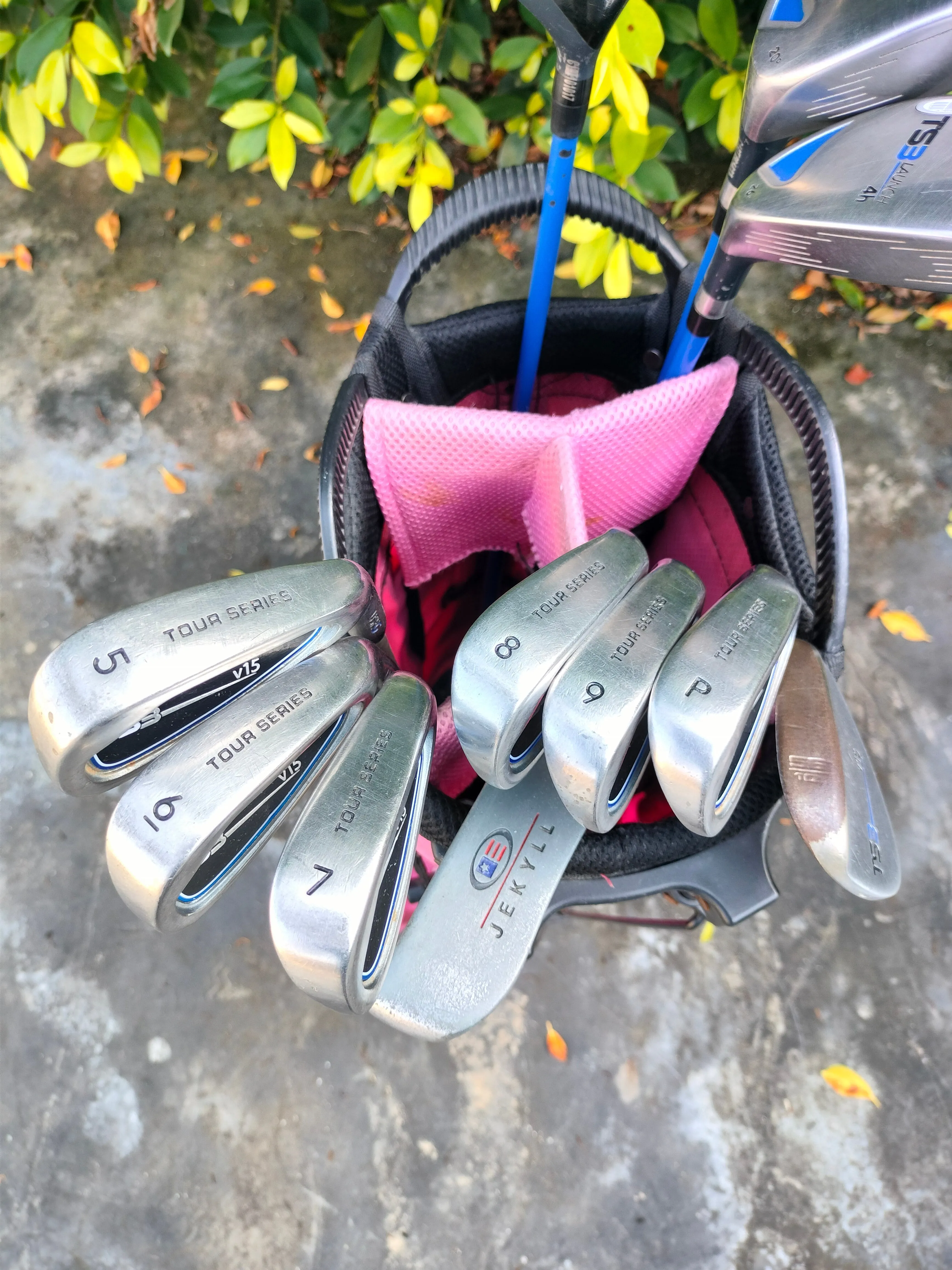 US KIDS Golf TS3-V15 10 Club 51" Stand Set