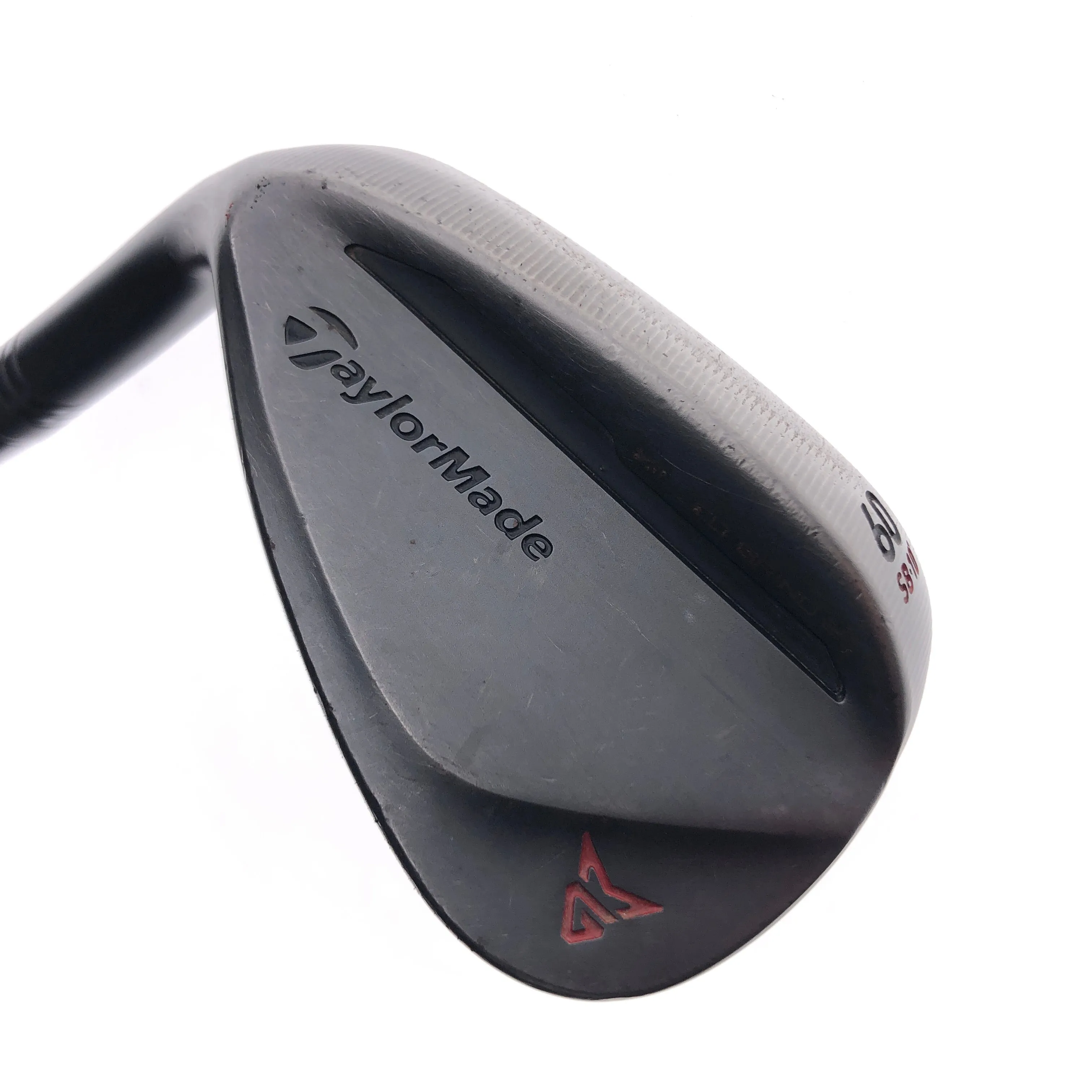 Used TaylorMade Milled Grind 2 Black Lob Wedge / 60.0 Deg / Stiff / Left-Handed