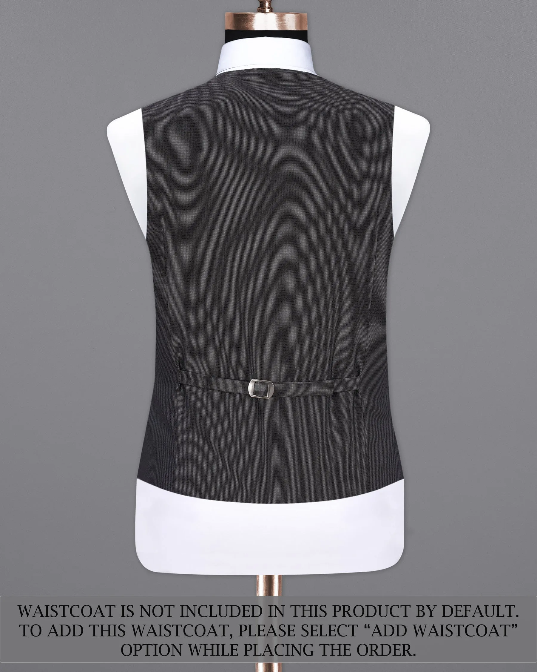 Vampire Gray Single Breasted Suit