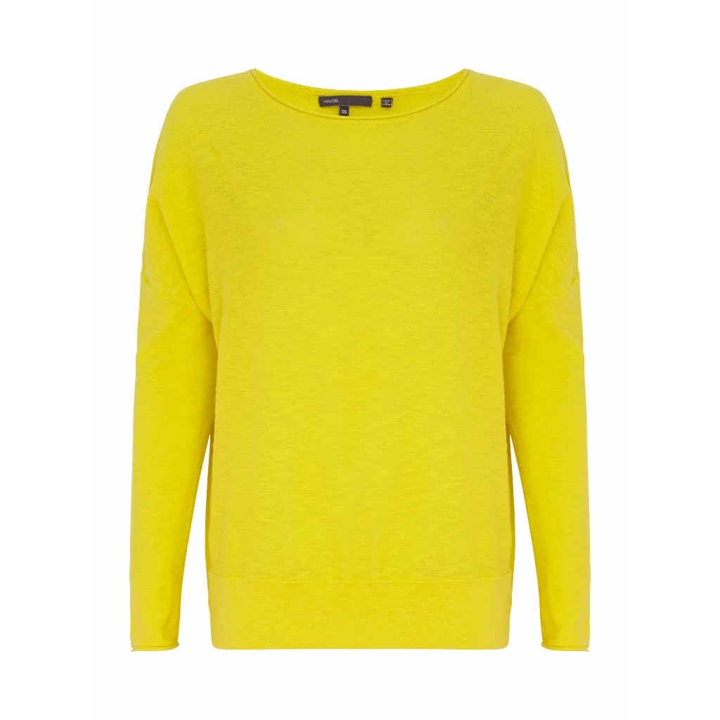 Vince acid yellow sweater Size XS