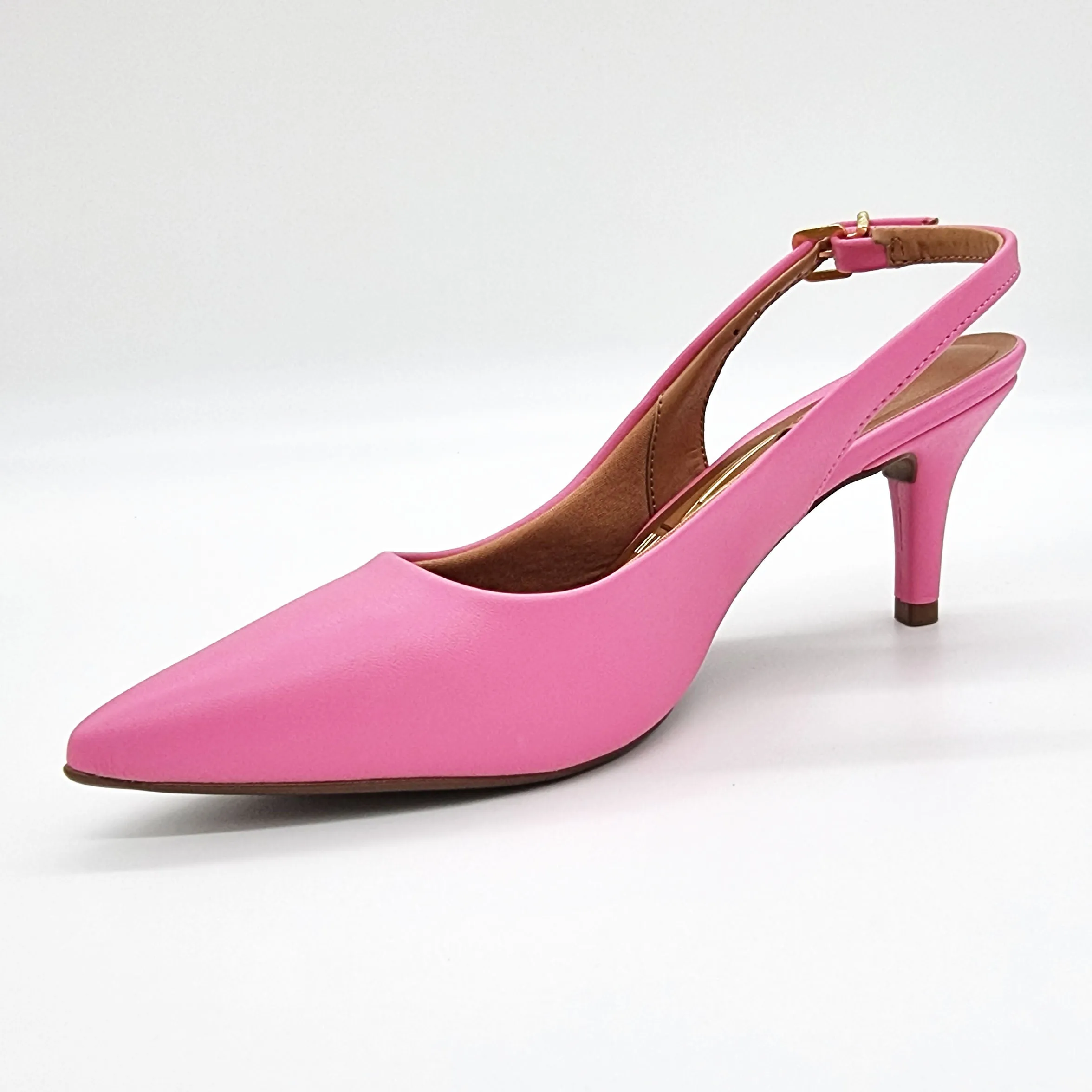 Vizzano 1185-700 Mid Heel Slingback in Rosa Napa