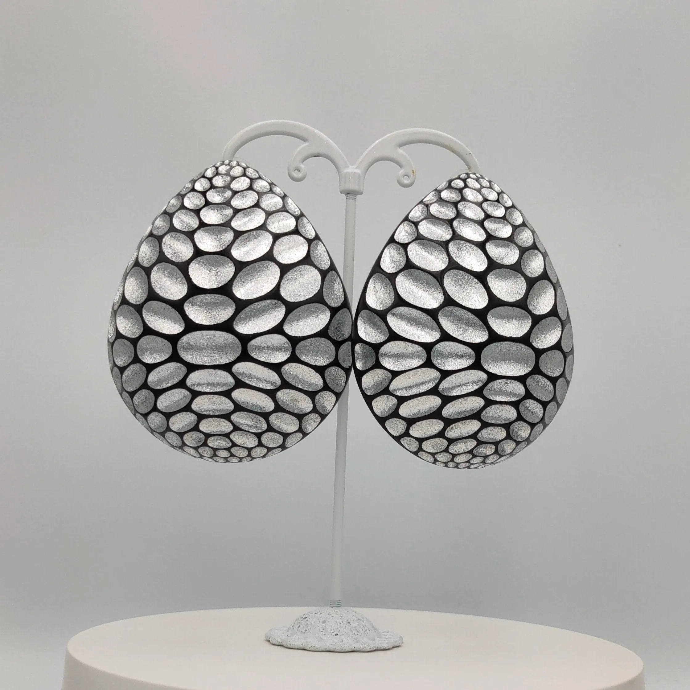 Wild Beauty Earrings / Silver