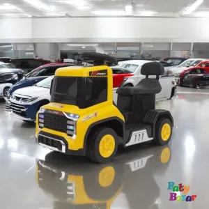 Yellow Ride-On Battery Operated Truck for Kids