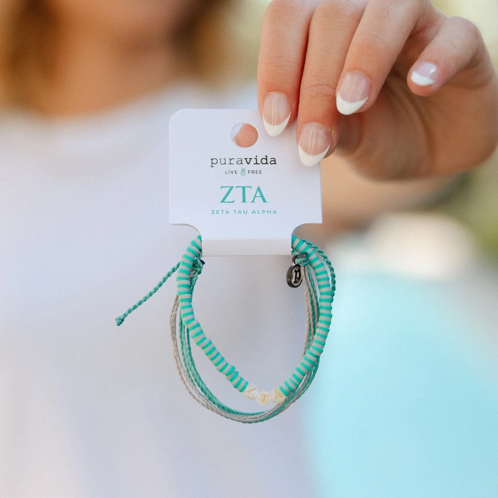 Zeta Tau Alpha Stretch Bracelet